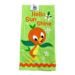 Disney Parks Orange Bird Hello Sun Shine Kitchen Dish Hand Tea Towel